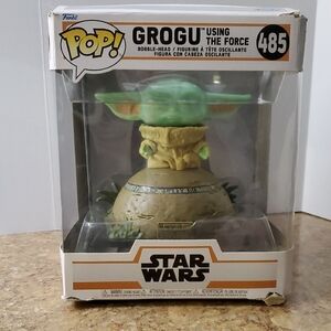 Star Wars Funko Pop Grogu Using The Force